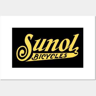 Vintage Sunol Bicycles Logo Advertising Posters and Art